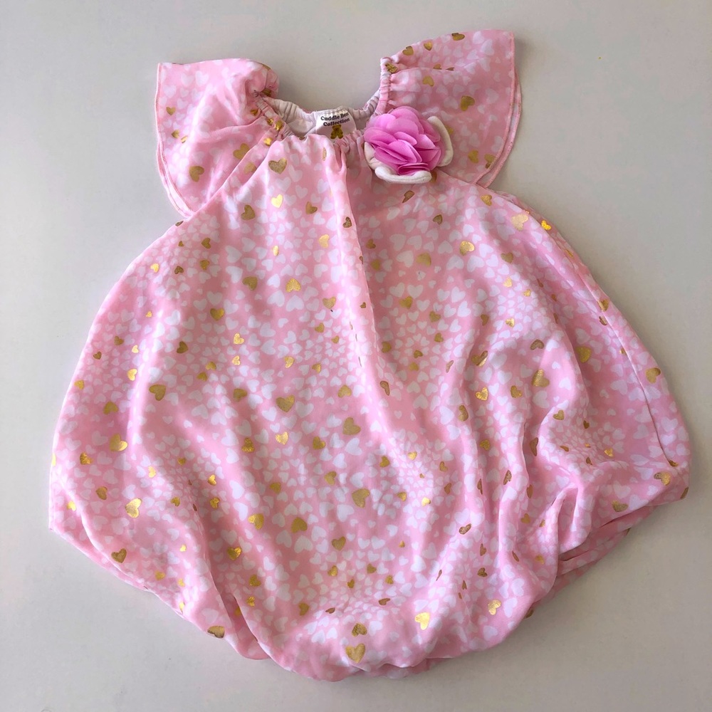 Toddler Pink Romper Dress